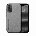 thumbnail image 1 of Dteck Slim Case for Samsung Galaxy A14 5G, Shockproof Premium Leather TPU Anti-scratch Shockproof Military Grade Protective Lightweight Slim Fit Shell wrok for Car Mount Holder Case Cover, Lightgray, 1 of 7