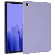 Dteck Slim Case for Samsung Galaxy Tab S6 Lite 10.4 Inch 2024/2022/2020, Lightweight Soft Silicone TPU Skin Bumper Back Cover Shell,Purple