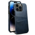 thumbnail image 1 of Dteck Slim Case for iPhone 14 Pro Max, iPhone 14 Pro Max Wallet Back Case with Card Holder, Shockproof Hard Protective Phone Cover,Blue, 1 of 5