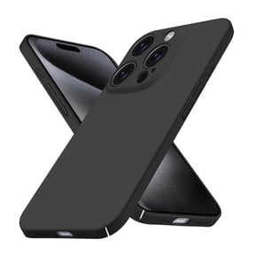Dteck Slim Case for iPhone 16 Pro,Shockproof Matte PC Case Ultra-thin Back Phone Cover for iPhone 16 Pro,Black