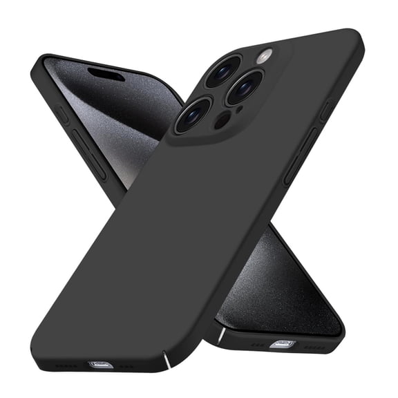 Dteck Slim Case for iPhone 16 Pro,Shockproof Matte PC Case Ultra-thin Back Phone Cover for iPhone 16 Pro,Black