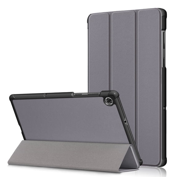 Dteck Slim Fit Case For Lenovo Tab M10 Plus, Lightweight Slim Shell Tri-Fold Stand Cover with Auto Sleep/Wake For Lenovo Tab M10 Plus TB-X606F / TB-X606X 10.3" FHD Android Tablet, Gray