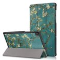 thumbnail image 1 of Dteck Slim Fit Case For Lenovo Tab M10 Plus, Lightweight Slim Shell Tri-Fold Stand Cover with Auto Sleep/Wake For Lenovo Tab M10 Plus TB-X606F / TB-X606X 10.3" FHD Android Tablet, Flower, 1 of 9