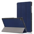 thumbnail image 1 of Dteck Slim Fit Case For Lenovo Tab M10 Plus, Lightweight Slim Shell Tri-Fold Stand Cover with Auto Sleep/Wake For Lenovo Tab M10 Plus TB-X606F / TB-X606X 10.3" FHD Android Tablet, Dark Blue, 1 of 9