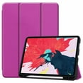 thumbnail image 1 of Dteck Slim Fit Case For New iPad Pro 11 inch 2020 with Pencil Holder, [Support Apple Pencil Wireless Charging] Tri-Fold Stand Magnetic Flip Auto Wake Sleep Case Cover For iPad A2068 A2230, Purple, 1 of 9