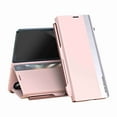 thumbnail image 1 of Dteck Slim Fit Case for Galaxy Z Fold 6 Case, Stand Magnetic Flip Leather with Built-in S Pen Slot, Full Body Protection Fold6 Phone Case 2024, Pink, 1 of 7