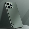 thumbnail image 1 of Dteck Slim Fit for iPhone 14 Pro Max Case Lightweight Matte Frosted Hard PC Cover Phone Case with Metal Camera Lens Protector for iPhone 14 Pro Max, Green, 1 of 4