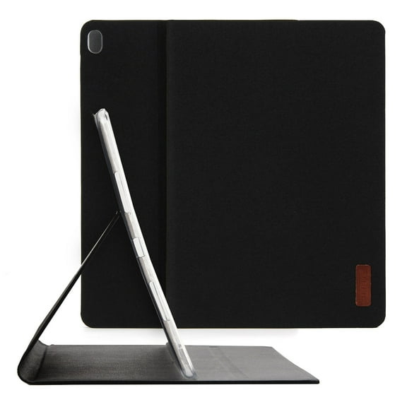 Dteck Slim Flip Case For iPad Air 3rd Generation & iPad Pro 10.5 inch, Magnetic Closure Leather Folio Stand Case Cover Auto Wake Sleep, Black