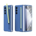 thumbnail image 1 of Dteck Slim Silicone Case for Samsung Galaxy Z Fold 7 with S Pen, Built-in Screen Protector Full Body Protective Cover for Galaxy Z Fold 7 2025,Blue, 1 of 7