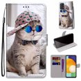 thumbnail image 1 of Dteck Slim Wallet Folio Flip Case for Samsung Galaxy A53 5G, Galaxy A53 PU Leather Case with Credit Card Holder, Strong Magnetic Clasps Kickstand Wallet Case for Samsung A53 5G,1-Cat, 1 of 1