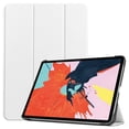 thumbnail image 1 of Dteck Smart Case for Apple iPad 10.9" Air 4th Gen (2020 Released),Slim Hard Back Shell Luxury Leather Automatic wake/sleep Kickstand Folio Protective Cover,White, 1 of 8