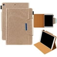 thumbnail image 1 of Dteck Smart Case for Apple iPad 9th Generation (2021) 10.2-inch,Magnetic PU Leather Card Holder Wallet Folio Case iPad 10.2" 8th/7th Gen Kickstand Automatic wake/sleep Cover,Gold, 1 of 5