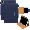 thumbnail image 1 of Dteck Smart Case for Apple iPad Air 4th Generation 10.9" (2020),Magnetic PU Leather Card Holder Wallet Folio iPad Pro 11" 2020/2018 Case Kickstand Automatic wake/sleep Cover,Darkblue, 1 of 5