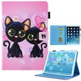 thumbnail image 1 of Dteck Smart Case for Apple iPad mini 6th Generation 8.3-inch (2021),Magnetic Card Wallet Pattern Hybrid Rubber Case PU Leather Stand Shockproof Automatic wake/sleep Cover,Two Cats, 1 of 7