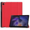 thumbnail image 1 of Dteck Smart Case for Galaxy Tab A8 10.5 Inch 2022,Slim Fit PU Leather Shockproof Trifold Stand Cover Hard Back Shell for Samsung Galaxy Tab A8 10.5" SM-X200 X205 X207,Red, 1 of 8