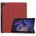 thumbnail image 1 of Dteck Smart Case for Galaxy Tab A8 10.5 Inch 2022,Slim Fit PU Leather Shockproof Trifold Stand Cover Hard Back Shell for Samsung Galaxy Tab A8 10.5" SM-X200 X205 X207,Winered, 1 of 8