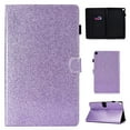 thumbnail image 1 of Dteck Smart Case for Samsung Galaxy Tab A7 10.4" SM-T500/T505 (2020 Released) 10.4-inch,Bling Glitter Magnetic Leather Card Holder Wallet Kickstand Automatic wake/sleep Cover,Purple, 1 of 5