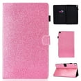 thumbnail image 1 of Dteck Smart Case for Samsung Galaxy Tab A7 10.4" SM-T500/T505 (2020 Released) 10.4-inch,Bling Glitter Magnetic Leather Card Holder Wallet Kickstand Automatic wake/sleep Cover,Pink, 1 of 5
