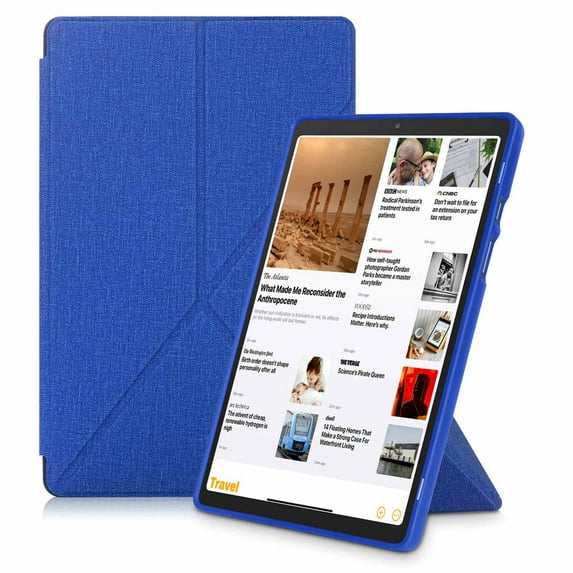 Dteck Smart Case for Samsung Galaxy Tab A7 10.4" SM-T500 T505 (2020 Released) 10.4-inch,Magnetic Luxury PU Leather Kickstand Folio Slim Case Cover with Auto Wake/Sleep,Darkblue