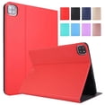 thumbnail image 1 of Dteck Smart Case for iPad Pro 11 Inch Case(M4) 2024, Slim Stand Hard Back Shell Smart Folio Cover for iPad Pro 11" M4 5th Generation 2024,Red, 1 of 3