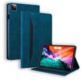 thumbnail image 1 of Dteck Smart Case for iPad Air 11 inch 2024/Air 5th/4th Gen/iPad Pro 11" 2022/2021/2020/2018,Luxury Leather Wallet Kickstand Case Card Holder Protective Folio Cover,Blue, 1 of 8
