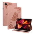 thumbnail image 1 of Dteck Smart Case for iPad Pro 11" 3rd Gen 2021,iPad Pro 11" 2020/2018 Shockproof Butterfly Pattern Leather Card Wallet Case Kickstand Hybrid Rubber Folio Cover for iPad Air 4th Gen 10.9",Pink, 1 of 6