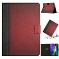 thumbnail image 1 of Dteck Smart Case for iPad Pro 11-inch 2021/2020/2018,iPad Air 5th/4th Gen Magnetic Leather Card Holder Wallet Automatic Wake/Sleep Case Shockproof Kickstand Cover,Red, 1 of 7