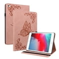 thumbnail image 1 of Dteck Smart Case for iPad mini 5th Gen 2019/mini 4/mini 3/mini 2 7.9-inch,Shockproof Butterfly Pattern Leather Card Wallet Case Kickstand Hybrid Rubber Folio Cover,Pink, 1 of 6