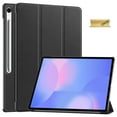 thumbnail image 1 of Dteck Smart Slim Case for Samsung Galaxy Tab S10 FE Plus 13.1 inch X620 / X626B Shockproof Leather Tri-Fold Stand Case Lightweight Hard Shell Cover for Galaxy Tab S10 FE+,Black, 1 of 7