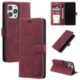 thumbnail image 1 of Dteck Smartphone Wallet Flip Case for iPhone 15 Pro Max Case, Shockproof Folio Kickstand Card Slot Magnetic PU Leather Protect Folio Cover RFID Blocking Protection Case Flip Case,Red, 1 of 10