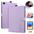 thumbnail image 1 of Dteck with Soft Screen Protector Case for Samsung Galaxy Tab A9 Plus 11 Inch (SM-X210/X215/X216/X218),Magnetic Smart Leather Cute Cat Design Card Slot Wallet Case Kickstand Folio Cover,Purple, 1 of 5