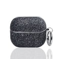 thumbnail image 1 of Dteck Sparkly Case Compatible with Samsung Galaxy Buds 3 / BudS 3 Pro (2024) Protective Case with Keychain, Shockproof Bling Matte Skin Full Body Cover,Black, 1 of 4