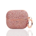 thumbnail image 1 of Dteck Sparkly Case Compatible with Samsung Galaxy Buds 3 / BudS 3 Pro (2024) Protective Case with Keychain, Shockproof Bling Matte Skin Full Body Cover,Rosegold, 1 of 4