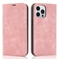 thumbnail image 1 of Dteck Strong Magnetic Case for iPhone 16 Pro, Compatible with MagSafe, iPhone 16 Pro Wallet Case with RFID Blocking Holder Slots, PU Leather Flip Folio Cover Kickstand Shockproof,Pink, 1 of 9