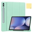 thumbnail image 1 of Dteck Tablet PC Cover For Samsung Galaxy Tab S10 Plus 12.4" 2024 SM-X820, Ultra Slim Case for Galaxy Tab S10+ Case Auto Wake Sleep,Soft TPU Protective Case Smart Cover w/Pencel Holder, Mint, 1 of 10