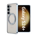 thumbnail image 1 of Dteck Transparent Case for Samsung Galaxy S24 Plus,Plating TPU Compatible with Mag-Safe Case Shockproof Lightweight Slim Back Cover for Galaxy S24+,Blue, 1 of 8