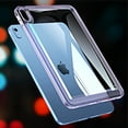 thumbnail image 1 of Dteck Transparent Case for iPad 10th Generation 10.9 inch 2022, iPad 11-inch (A16) 2025 Shockproof Slim Lightweight Anti-Scratch Case TPU Flexible Frame Clear Hard Acrylic Back Cover,Lightpurple, 1 of 8