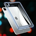 thumbnail image 1 of Dteck Transparent Case for iPad Pro 11 inch 2024,Shockproof Slim Lightweight Anti-Scratch Case TPU Flexible Frame Clear Hard Acrylic Back Cover for iPad Pro 11-in. (M4) 2024,Blue, 1 of 7