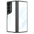 thumbnail image 1 of Dteck Transparent Full Body Protective Case for Samsung Galaxy Z Fold 6,Shockproof Slim PC Case Built-in Front Screen Protector Cover for Galaxy Fold 6 5G,Black, 1 of 7