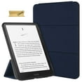 thumbnail image 1 of Dteck Tri-Fold Case for 7" Kindle Paperwhite 2024 and Kindle Colorsoft Signature Edition, Lightweight Foldable Stand Cover with Auto Wake/Sleep,Dark Blue, 1 of 7