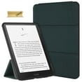 thumbnail image 1 of Dteck Tri-Fold Case for 7" Kindle Paperwhite 2024 and Kindle Colorsoft Signature Edition, Lightweight Foldable Stand Cover with Auto Wake/Sleep,Dark Green, 1 of 7