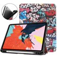 thumbnail image 1 of Dteck Tri-fold Case for 10.9 inch iPad Air 4th Generation 2020 tablet, Slim Fit Case Multiple Angle Stand Case Auto Wake/Sleep, Painting, 1 of 12