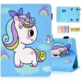 thumbnail image 1 of Dteck Universal 7 inch Tablet Case, 7.0 inch Tablet Cute Cover,Wallet Stand Flip Case for Samsung Galaxy Tab/Fire 7/HD 7/Oasis/Onn/Lenovo/Dragon Touch/MatrixPad/Android Tablet 7 Inch,Colorful Unicorn, 1 of 6