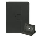 thumbnail image 1 of Dteck Universal Case for 9 inch 10 inch Tablet, PU Leather 360 Degree Rotating Multi-Angle Viewing Stand Folio Universal Tablet Case Protective Cover for 9" 10" Touchscreen Tablet,Black, 1 of 4