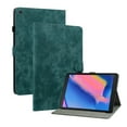 thumbnail image 1 of Dteck Universal Wallet Case for Samsung Galaxy Tab A8 10.5 Inch SM-X200/X205 2022, PU Leather Case With Embossed Little Tigle Card Holders & Cash Pocket Kickstand Anti-fall Shockproof, Darkgreen, 1 of 5