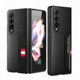 thumbnail image 1 of Dteck Wallet Card Holder Case for Samsung Galaxy Z Fold 4 5G, Shockproof Luxury PU Leather Slim Fit Lightweight Shell, Black, 1 of 6