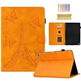 thumbnail image 1 of Dteck Wallet Case for Amazon Kindle Fire Max 11 Case (13th Generation, 2023 Release) 11",PU Leather Folio Stand Embossed Flower Stand Cover with Auto Sleep Wake for Fire Max 11 Tablet,Khaki, 1 of 11