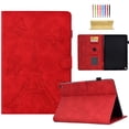 thumbnail image 1 of Dteck Wallet Case for Amazon Kindle Fire Max 11 Case (13th Generation, 2023 Release) 11",PU Leather Folio Stand Embossed Flower Stand Cover with Auto Sleep Wake for Fire Max 11 Tablet,Red, 1 of 11