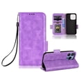 thumbnail image 1 of Dteck Wallet Case for Apple iPhone 14 Pro Max 6.7" 2022 with Detachable Wrist Hand Strap Lanyard [Kickstand] Card Pockets Magnetic Closure Shockproof PU Leather Soft TPU Flip Folio Stand Cover,Purple, 1 of 9