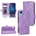 thumbnail image 1 of Dteck Wallet Case Compatible with iPhone XR,PU Leather +TPU With Shockproof Kickstand Crad Slot Strap Case for iPhone XR 6.1 inch,Purple, 1 of 6